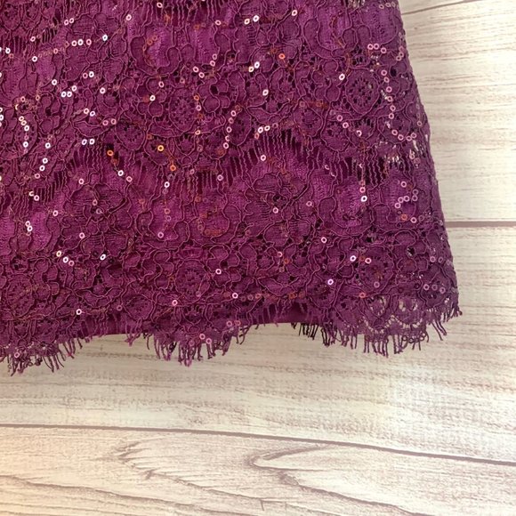 Jessica Howard Purple Lace Dress - Picture 8 of 10